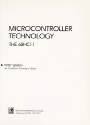 Cover of: Microcontroller technology, the 68HC11