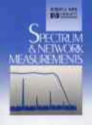 Cover of: Spectrum and network measurements