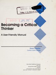 Cover of: Becoming a Critical Thinker