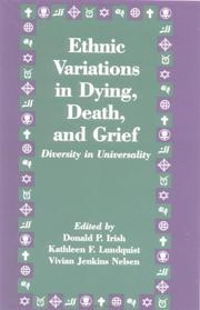 Cover of: Ethnic variations in dying, death, and grief
