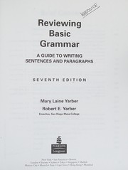 Cover of: Reviewing basic grammar