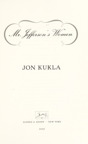 Cover of: Mr. Jefferson's women