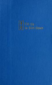 Cover of: Fill up to slim down