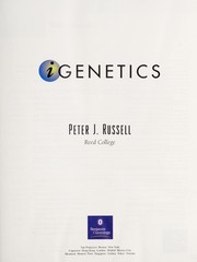 Cover of: iGenetics