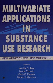 Cover of: Multivariate applications in substance use research