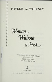 Cover of: Woman without a past