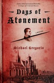 Cover of: Days of atonement: A Mystery