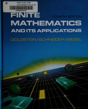 Cover of: Finite mathematics and its applications