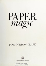 Cover of: Paper Magic
