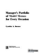 Cover of: Manager's portfolio of model memos for every occasion