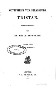 Cover of: Tristan