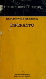 Cover of: Esperanto