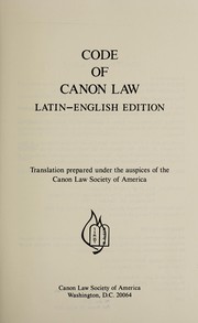 Cover of: Codex Juris Canonici: texto latino y versión castellana, con jurisprudencia y comentarios