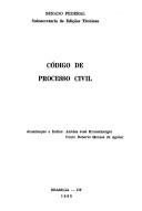 Cover of: Código de processo civil (1973)