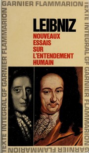 Cover of: Nouveaux essais sur l'entendement humain