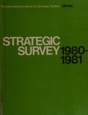 Cover of: Strategic survey