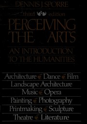 Cover of: Perceiving the arts