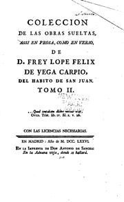 Cover of: Colección de las obras sueltas, assi en prosa, como en verso