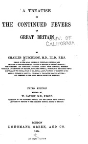 Cover of: A Treatise on the Continued Fevers of Great Britain