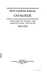 Cover of: Annual catalogue
