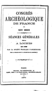 Cover of: Congrès archéologique de France