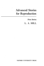 Cover of: Advanced stories for reproduction