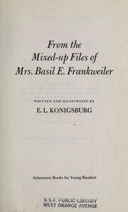 Cover of: From the Mixed-Up Files of Mrs. Basil E. Frankweiler