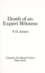 Cover of: Death of an expert witness