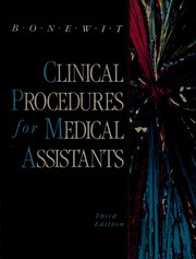 Cover of: Clinical Procedures for Medical Assistants