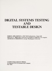 Cover of: Digital systems testing and testable design
