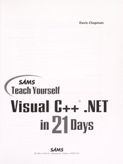 Cover of: Sams teach yourself Visual C&& .Net in 21 days
