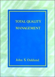Cover of: Total quality management