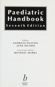 Cover of: Paediatric handbook