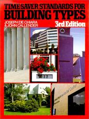 Cover of: Time-saver standards for building types