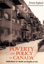 Cover of: Poverty and Policy in Canada