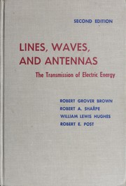 Cover of: Lines, waves, and antennas