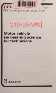 Cover of: Motor vehicle engineering science for technicians, level 2