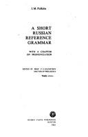 Cover of: Kratkiĭ spravochnik po russkoĭ grammatike: with a chapter on pronunciation