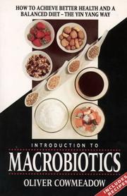 Cover of: An introduction to macrobiotics