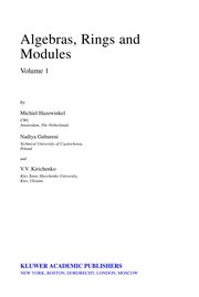 Cover of: Algebras, rings and modules