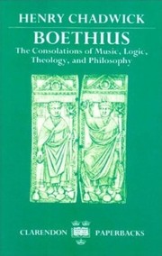 Cover of: Boethius: the consolations of music, logic, theology, and philosophy