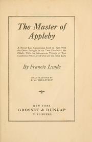 Cover of: The Master of Appleby