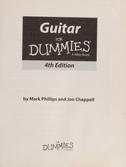 Cover of: Guitar for dummies