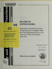 Cover of: Board of Supervisors