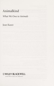 Cover of: Animalkind