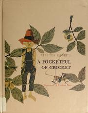 Cover of: A Pocketful Of Cricket