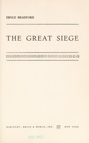 Cover of: The great siege