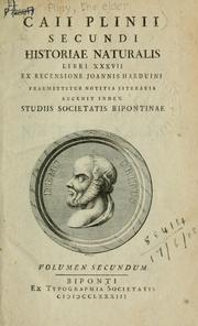 Cover of: Naturalis historia