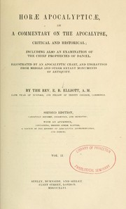 Cover of: Horæ Apocalypticæ (Vol. II.)