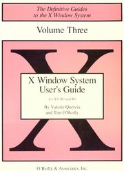 Cover of: X Window System User’s Guide